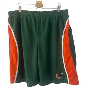 University of Miami Hurricanes men’s shorts 2XL 2XG like new condition